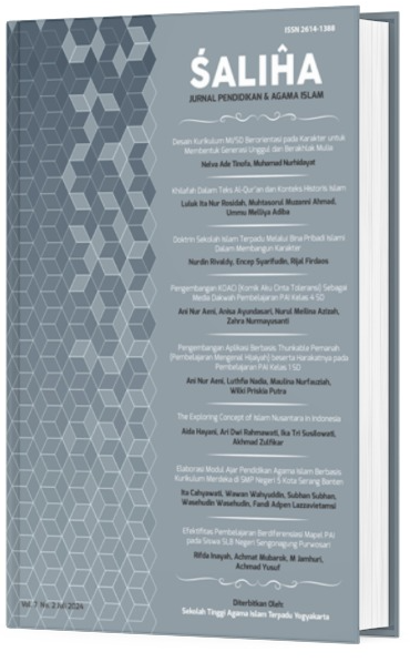 					View Vol. 9 No. 2 (2026): SALIHA (Jurnal Pendidikan & Agama Islam)
				